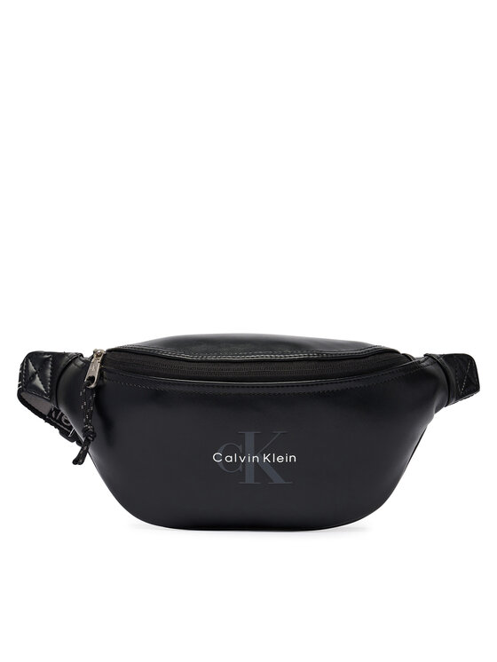 Calvin Klein Övtáskák Calvin Klein Bold Logo Webbing Waistbag LV04D3630G Fekete