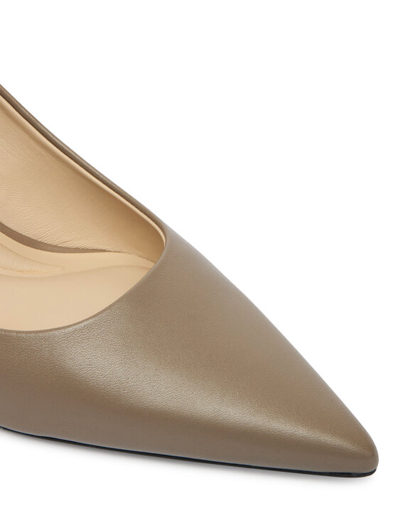 Calvin Klein Обувки на ток Calvin Klein Ess Stiletto 70 HW0HW02607 Бежов