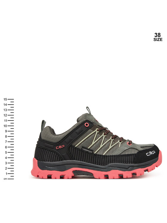 CMP Трекінгові черевики CMP Rigel Low Wp 3Q54554J Зелений