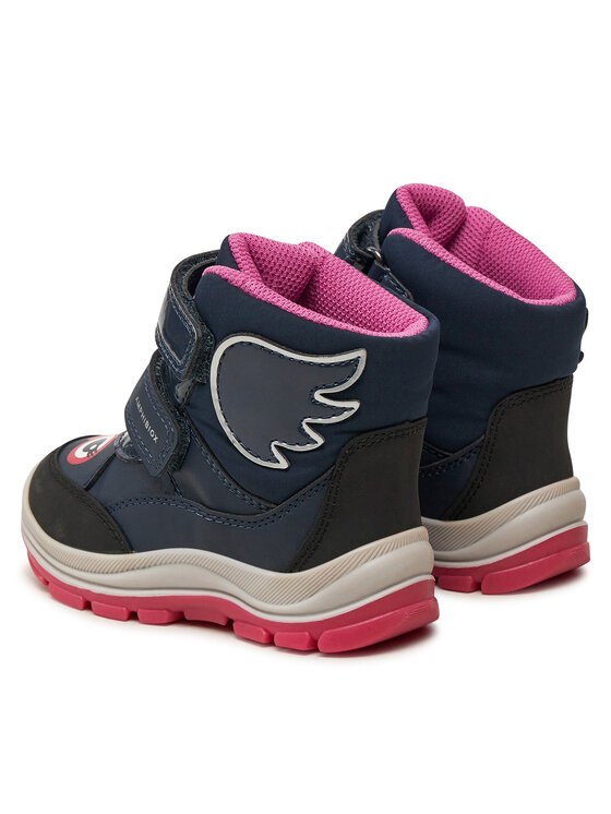 Geox Škornji za sneg Geox B Flanfil Girl B Abx B463WA 054FU C4268 M Mornarsko modra