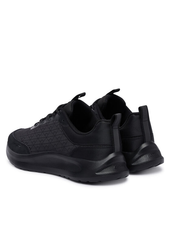 Calvin Klein Superge Calvin Klein Light Eva Runn Laceup Aop HM0HM02343 Črna