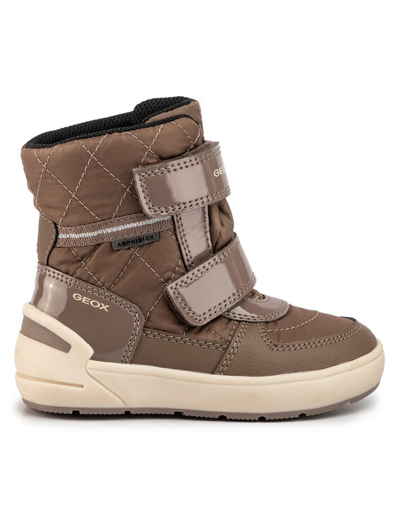 Geox Čižmy Geox J Sleigh G.B Abx D J949SD 0FU50 C5005 M Hnedá
