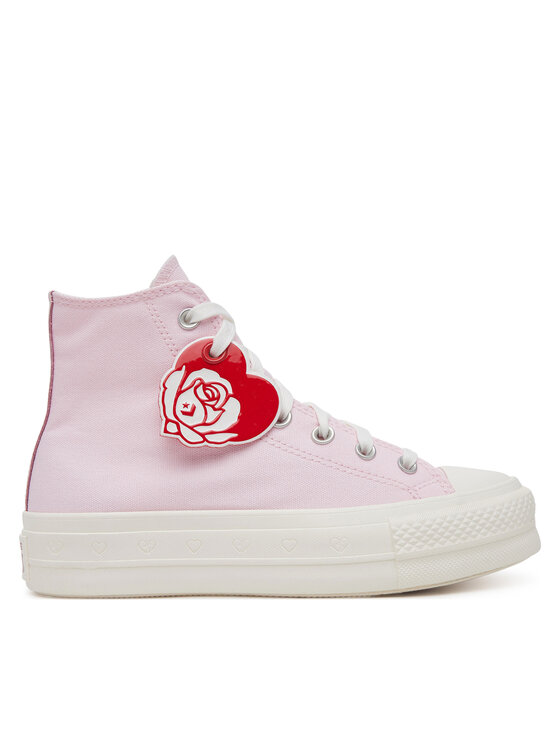Converse Кеди Converse Chuck Taylor All Star Lift Platform Hearts A13652C Рожевий