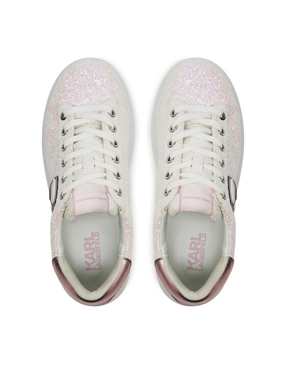 KARL LAGERFELD Sneakersy KARL LAGERFELD KL63531N Strieborná