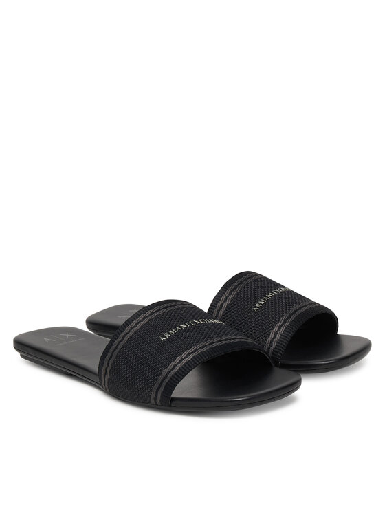 Armani Exchange Шльопанці Armani Exchange XW002569 AF22793 MZ192 Чорний