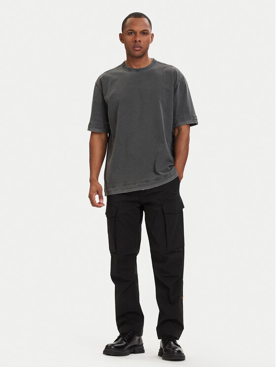 G-Star Raw G-Star Raw Camiseta Washed Distressed D28896-E401 Negro Relaxed Fit