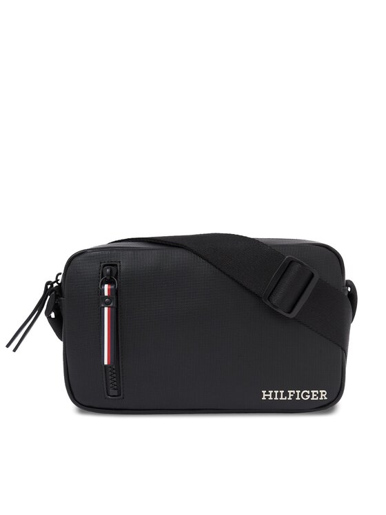 Tommy Hilfiger Crossover torbica Tommy Hilfiger Th Pique Ew Reporter AM0AM11780 Crna