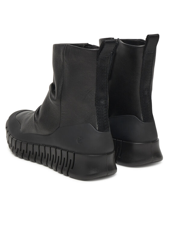 ECCO Botki ECCO Gruuv Pull On Mid FashiOn 21831351052 Czarny