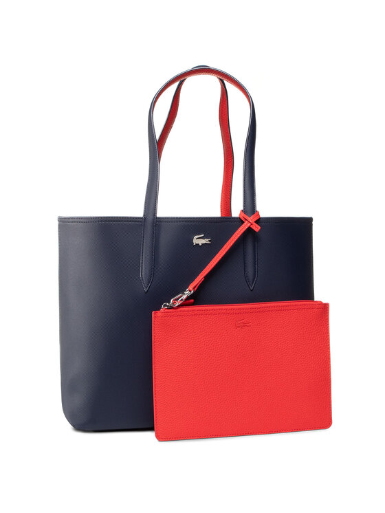 Lacoste Ročna torba Lacoste Shopping Bag NF2142AA Rdeča