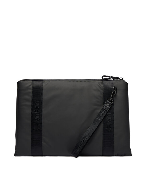 Calvin Klein Θήκη για laptop Calvin Klein Rubberized Laptop Sleeve W/ Hand LV04D1294G Μαύρο