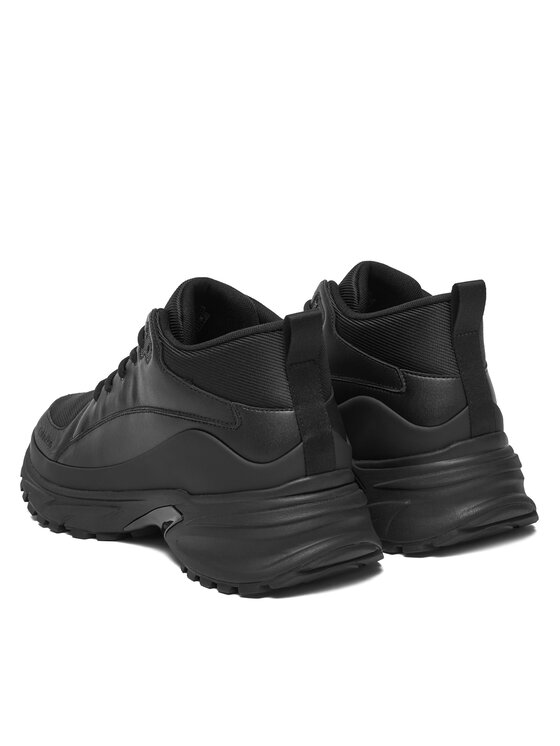 Calvin Klein Sneakers Calvin Klein Hike Runner Mid Laceup Tech Mix YM0YM01418 Negru