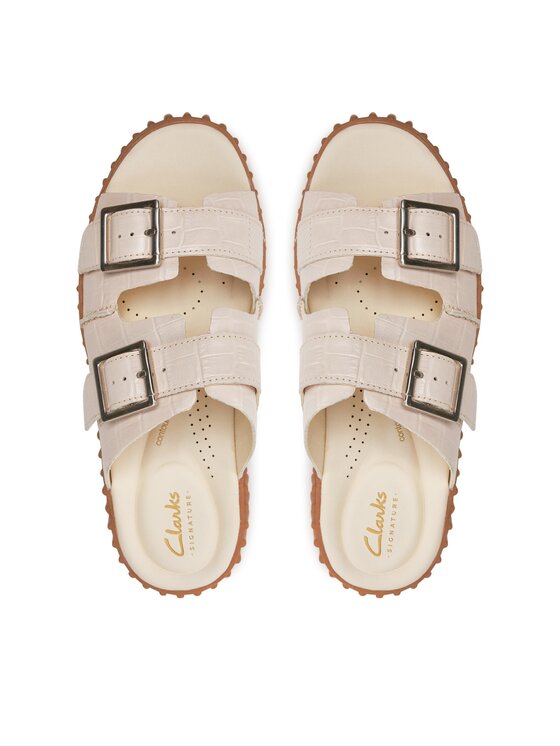 Clarks Чехли Clarks Torhill Slide 26176430 Бежов