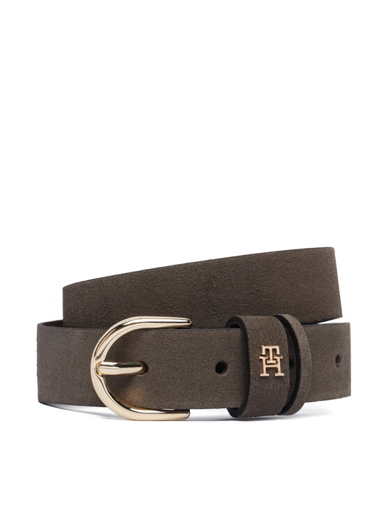 Tommy Hilfiger Curea Tommy Hilfiger Essential Effortless 2.5 Suede AW0AW19793 Maro
