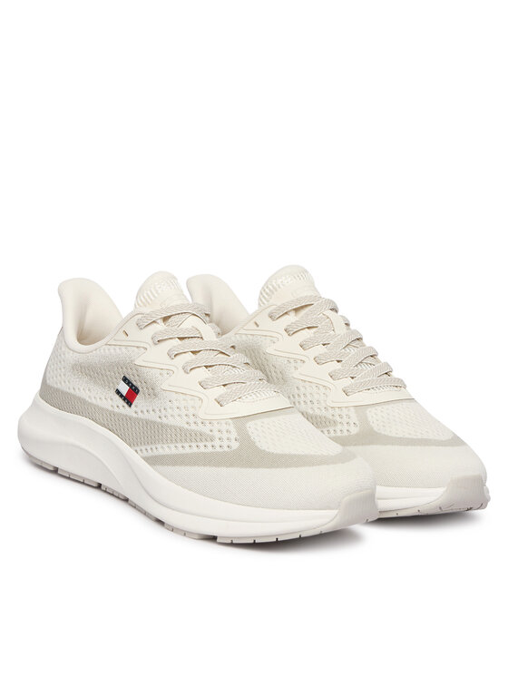 Tommy Jeans Zapatillas Tommy Jeans Runner Knitted EM0EM01713 Écru