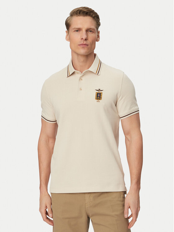 Aeronautica Militare Aeronautica Militare Polo 261PO1914UP00403 Beis Regular Fit