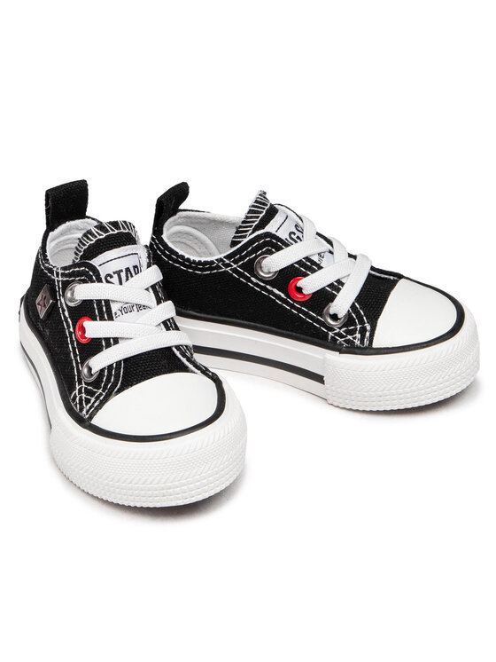 Big Star Shoes Plátenky Big Star Shoes HH374194 Čierna