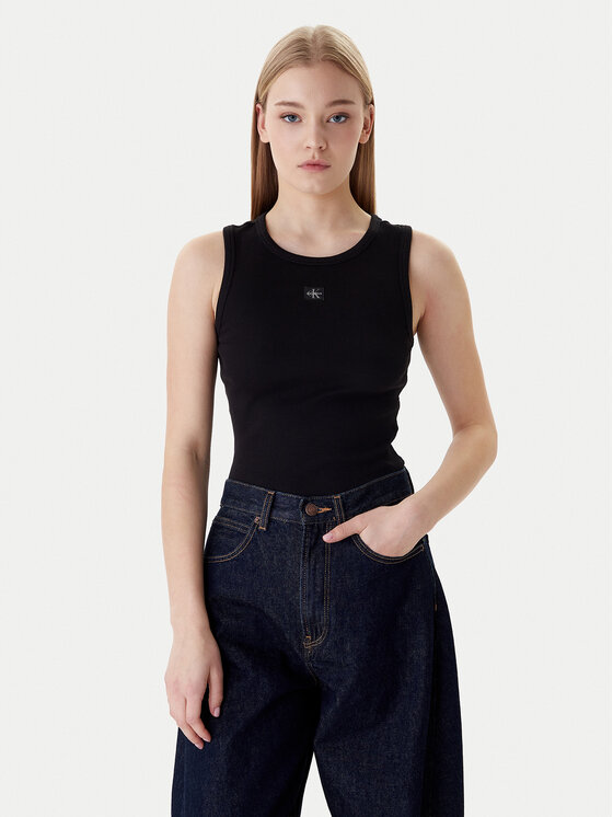 Calvin Klein Calvin Klein Top LV047C201G Negro Slim Fit
