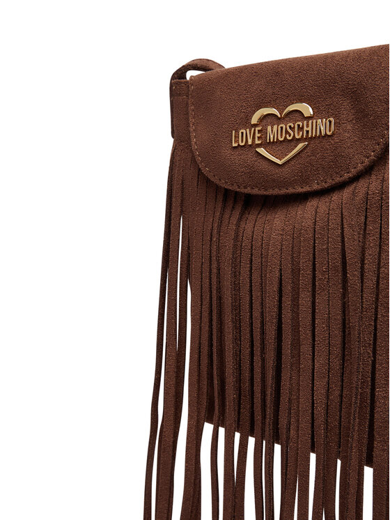 LOVE MOSCHINO Torebka na telefon LOVE MOSCHINO JC4247PP0PKM0313 Brązowy
