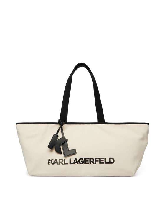 KARL LAGERFELD Kabelka KARL LAGERFELD B2W50017 Světle béžová