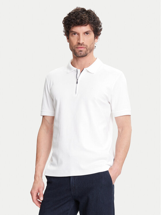 Pierre Cardin Pierre Cardin Polo marškinėliai C5 21455.2119 Balta Regular Fit