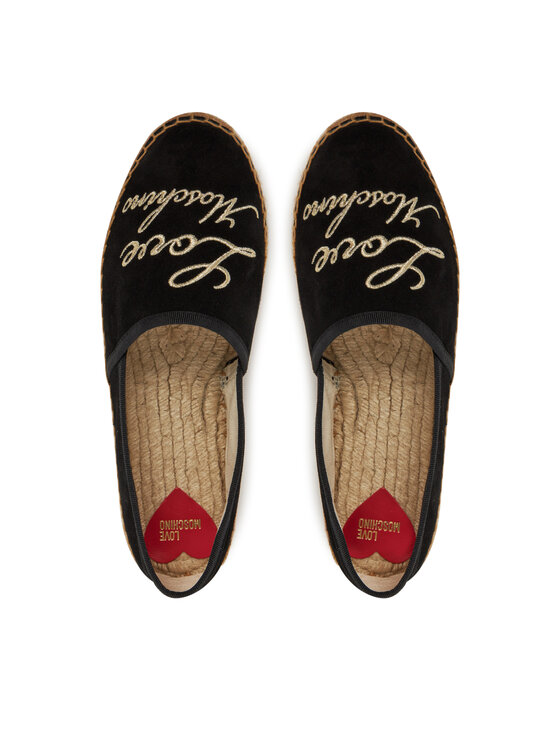 LOVE MOSCHINO Espadrilky LOVE MOSCHINO JA10272G0MIG0000 Černá