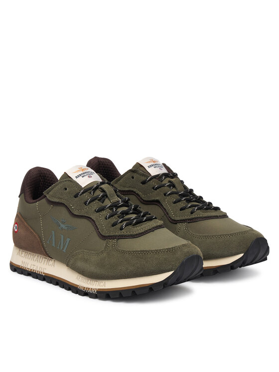 Aeronautica Militare Sneakersy Aeronautica Militare 262SC0320UPL00313 Tmavě zelená