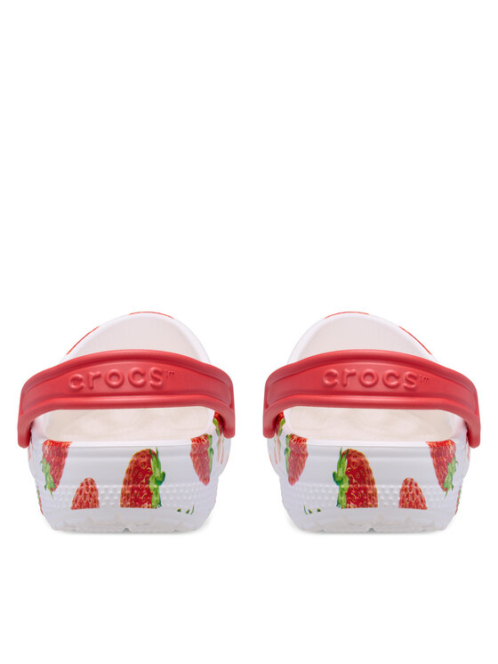 Crocs Шльопанці Crocs Kids’ Classic Fresh Fruits Clog 211020 Білий