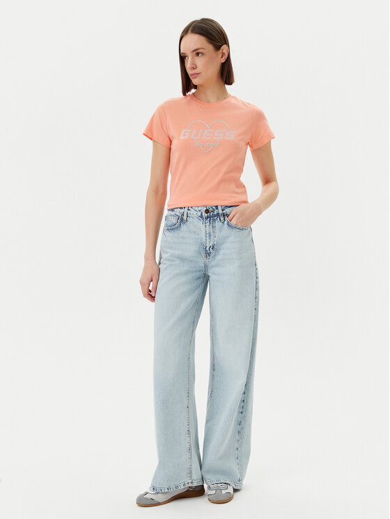 Guess Guess Футболка V5GI10 K9RM1 Оранжевий Regular Fit