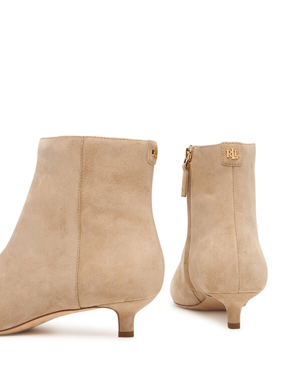 LAUREN RALPH LAUREN Μποτάκια LAUREN RALPH LAUREN Frncsa Bt Hl Bo Bte 802P15722001 Μπεζ