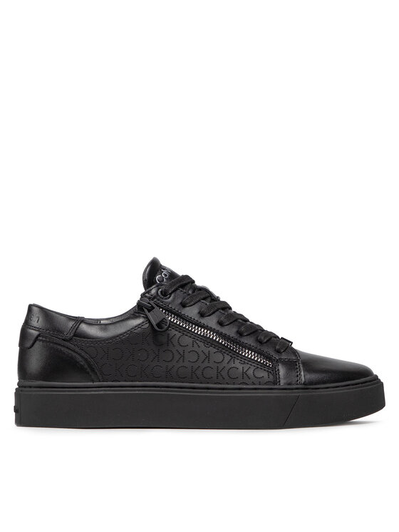 Calvin Klein Sportcipők Calvin Klein Low Top Lace Up W Zip Mono HM0HM00282 Fekete