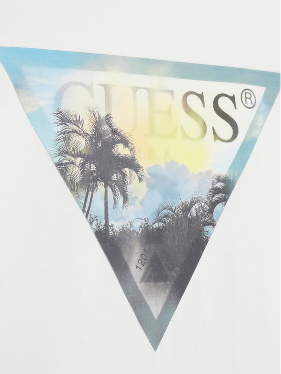 Guess Guess Camiseta L6GI25 K8HM4 Blanco Regular Fit