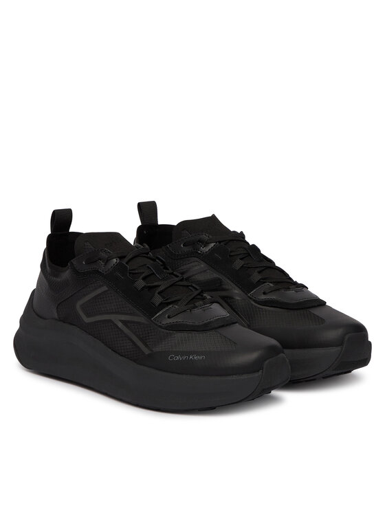Calvin Klein Sneakers Calvin Klein Chunky Run Laceup Stripe Ny HM0HM02160 Nero
