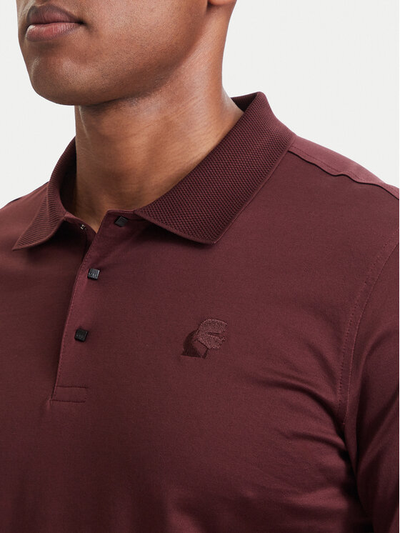 KARL LAGERFELD KARL LAGERFELD Polo 745000 564200 Guinda/burdeos Regular Fit