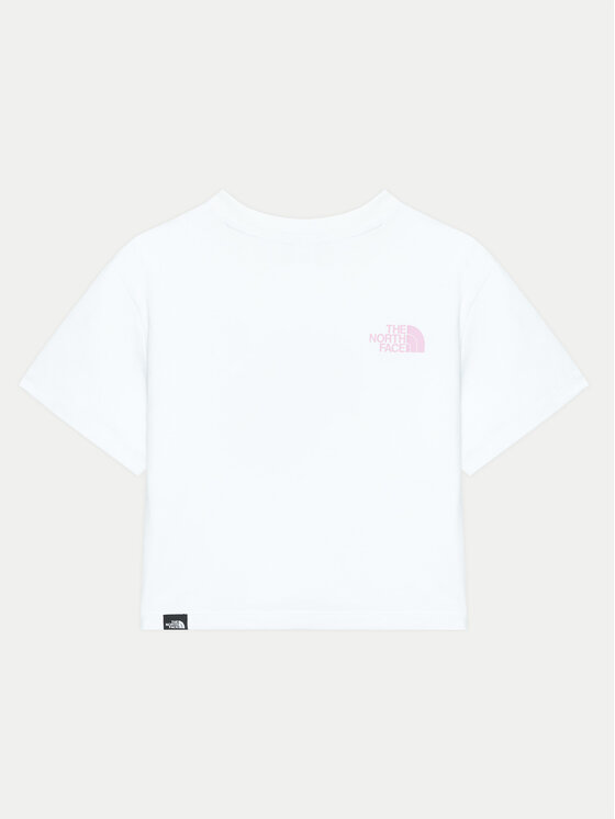 The North Face The North Face Póló Easy NF0A8DRQ Fehér Relaxed Fit