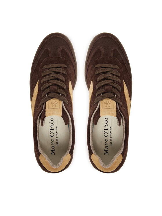 Marc O'Polo Sneakersy Marc O'Polo SS1M3007 Brązowy
