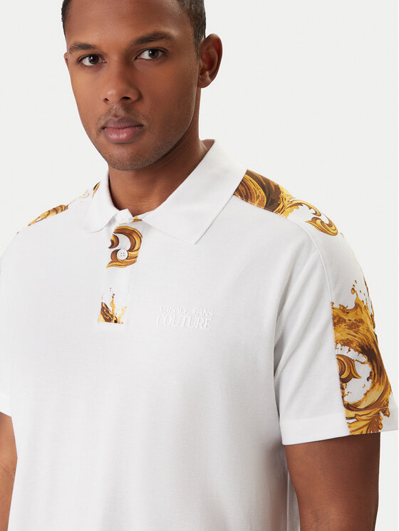 Versace Jeans Couture Versace Jeans Couture Polo 80GAG6R1 JS549 Blanco Regular Fit