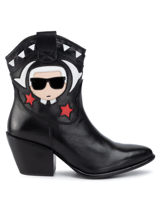 KARL LAGERFELD Členková obuv KARL LAGERFELD KL42755 Čierna