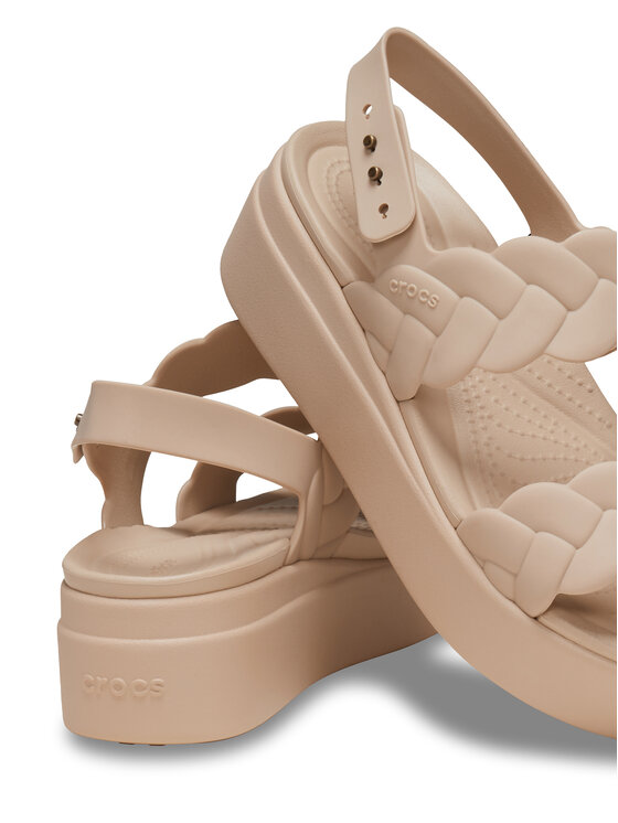Crocs Босоніжки Crocs Brooklyn Woven Upper LW 209977 Бежевий