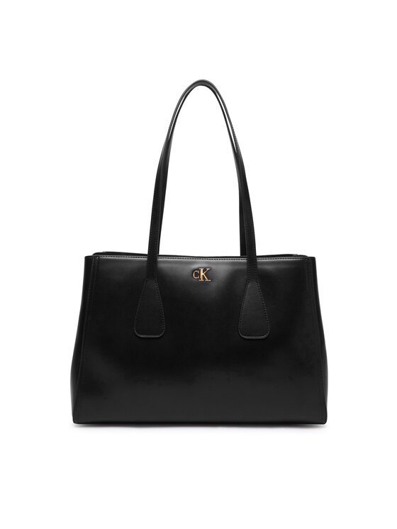 Calvin Klein Ročna torba Calvin Klein Ck Medium Work Tote LV04F3442G Črna