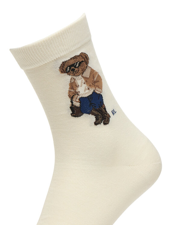 Polo Ralph Lauren Dolge nogavice Polo Ralph Lauren Bear Floral 455P18211001 Pisana