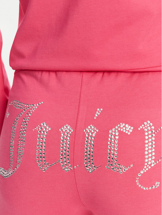 Juicy Couture Juicy Couture Spodnji del trenirke Apollo JCWBJ125311 Roza Flared Leg