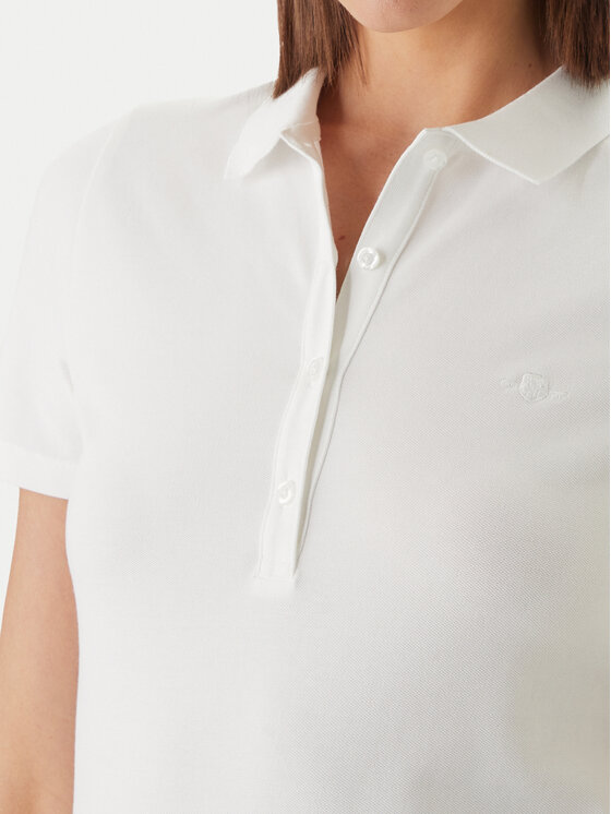 Gant Gant Pólóing 4201535 Fehér Slim Fit
