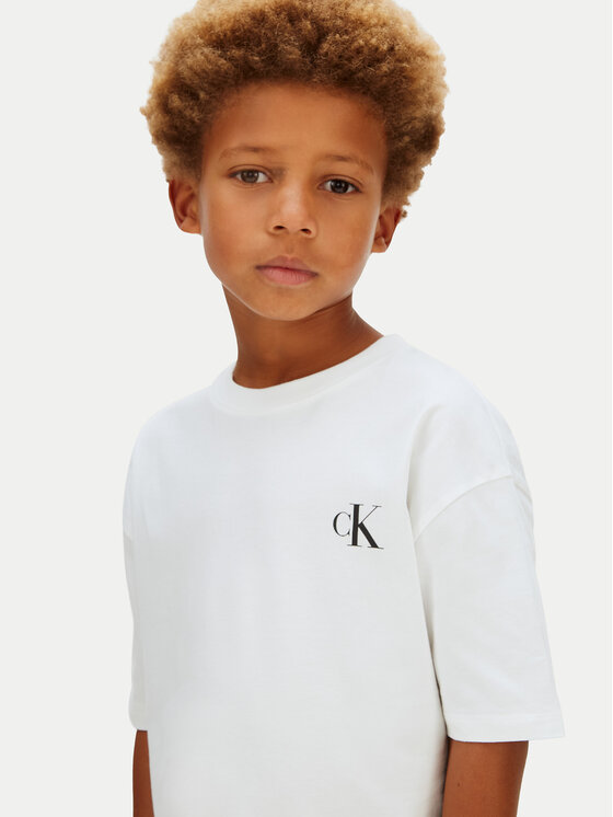 Calvin Klein Jeans Calvin Klein Jeans Camiseta Bridge LVCKSJA05B Blanco Regular Fit
