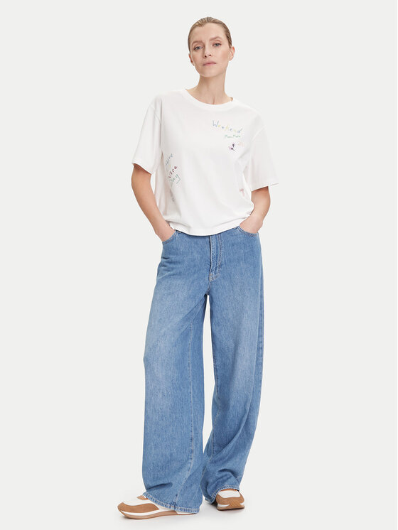 Weekend Max Mara Weekend Max Mara Camiseta Acline 2525976051 Blanco Regular Fit