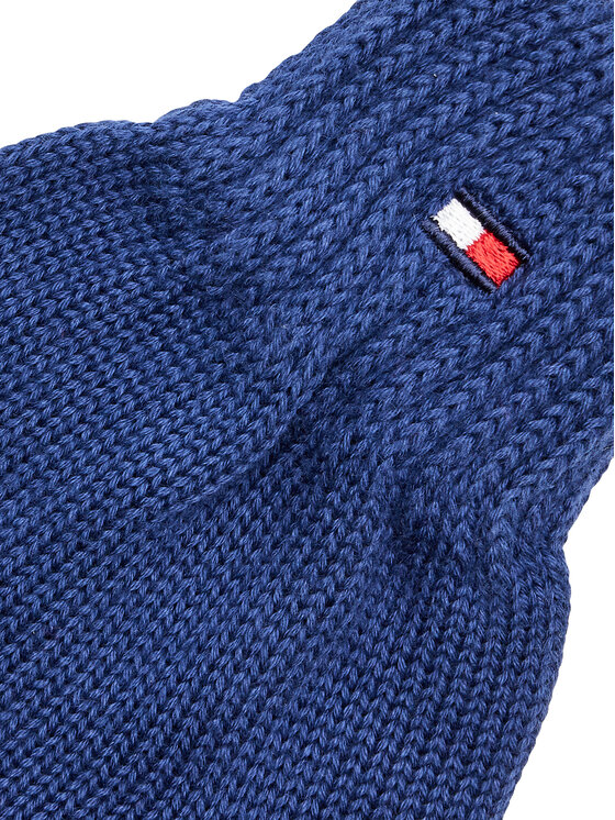Tommy Hilfiger Rękawiczki dziecięce Tommy Hilfiger Small Flag AU0AU01657 Niebieski