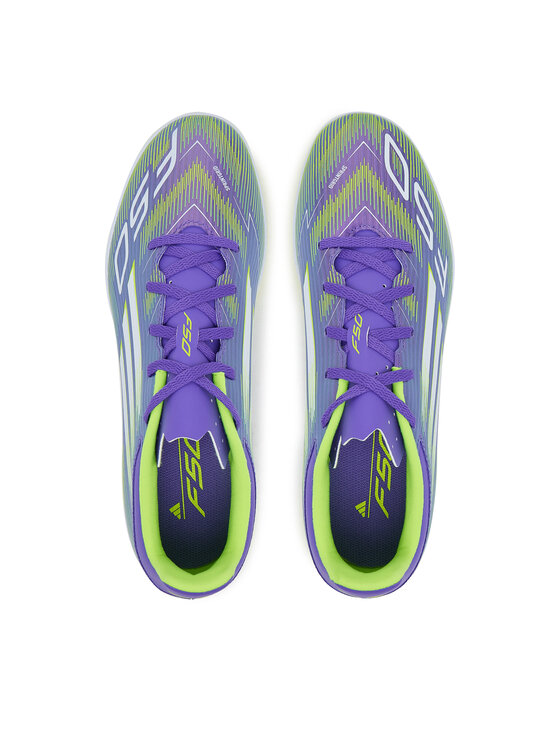 adidas Buty do piłki nożnej adidas F50 Club Indoor Boots JI0023 Fioletowy