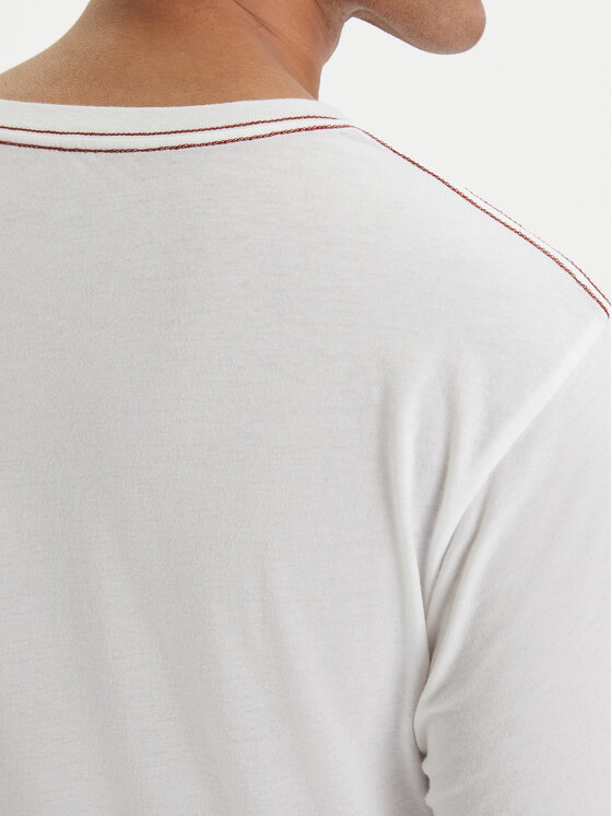 RVCA RVCA Camiseta Big M420VRBI Blanco Slim Fit