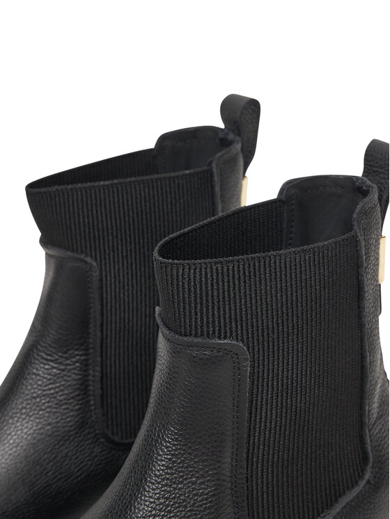 Tommy Hilfiger Jātnieku stila puszābaki Tommy Hilfiger FW0FW08771 Melns