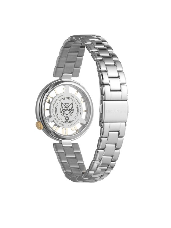 Plein Sport Hodinky Plein Sport Tiger Luxe PSMBA0123 Strieborná