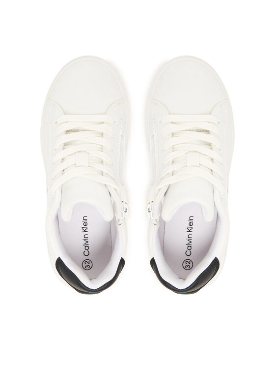 Calvin Klein Sneakers Calvin Klein Low Cut Lace-Up V3X9-83293-1355 S Alb